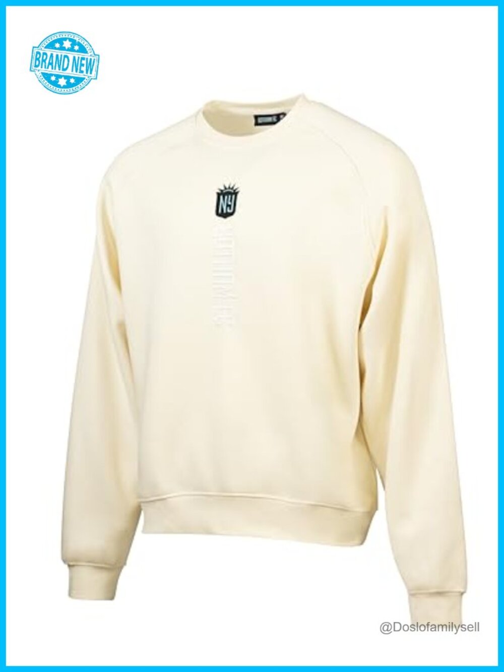 NWSL Oversized Crewneck Cotton Polyester Pullover Gotham FC Fan